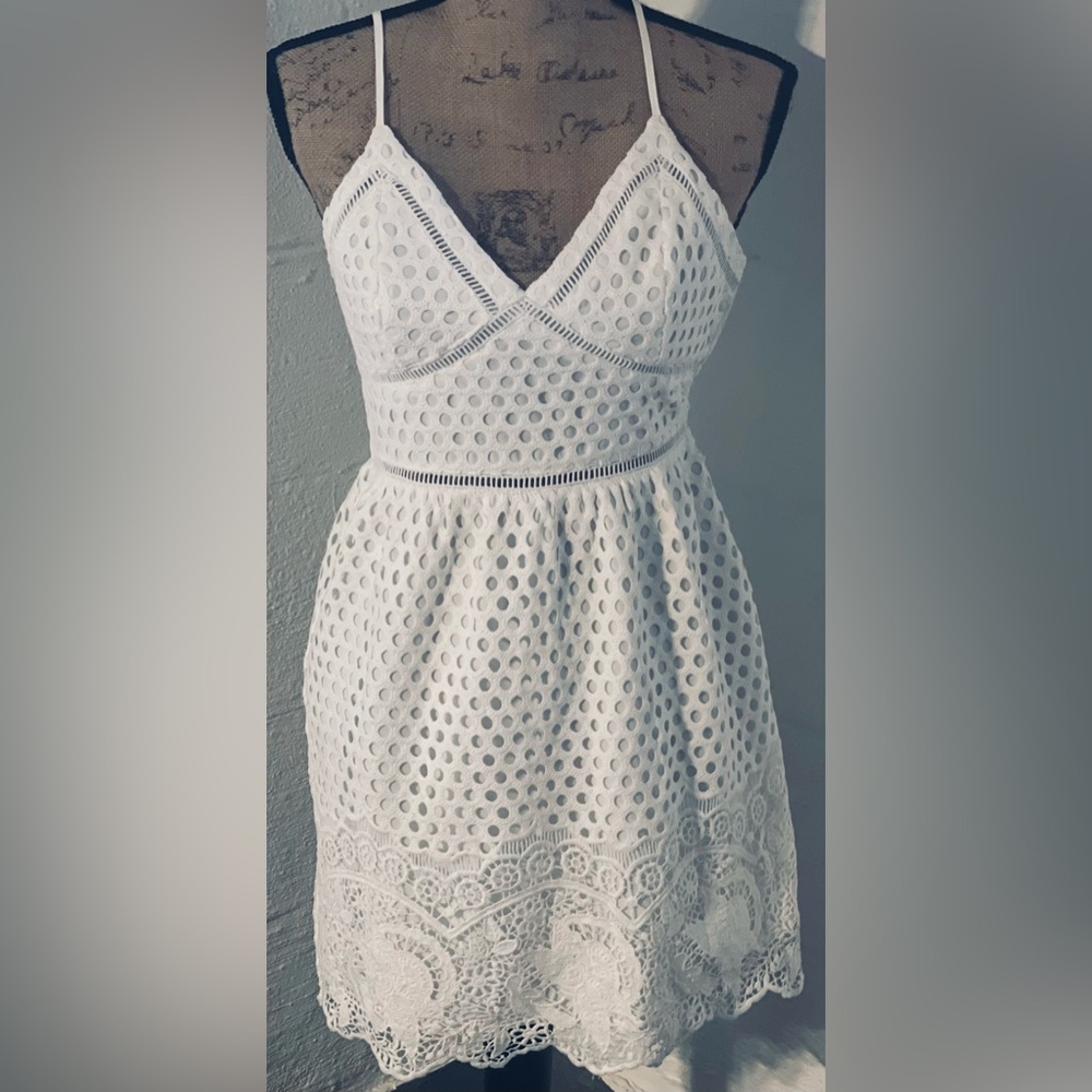 Abercrombie & Fitch Crochet Mini Dress
